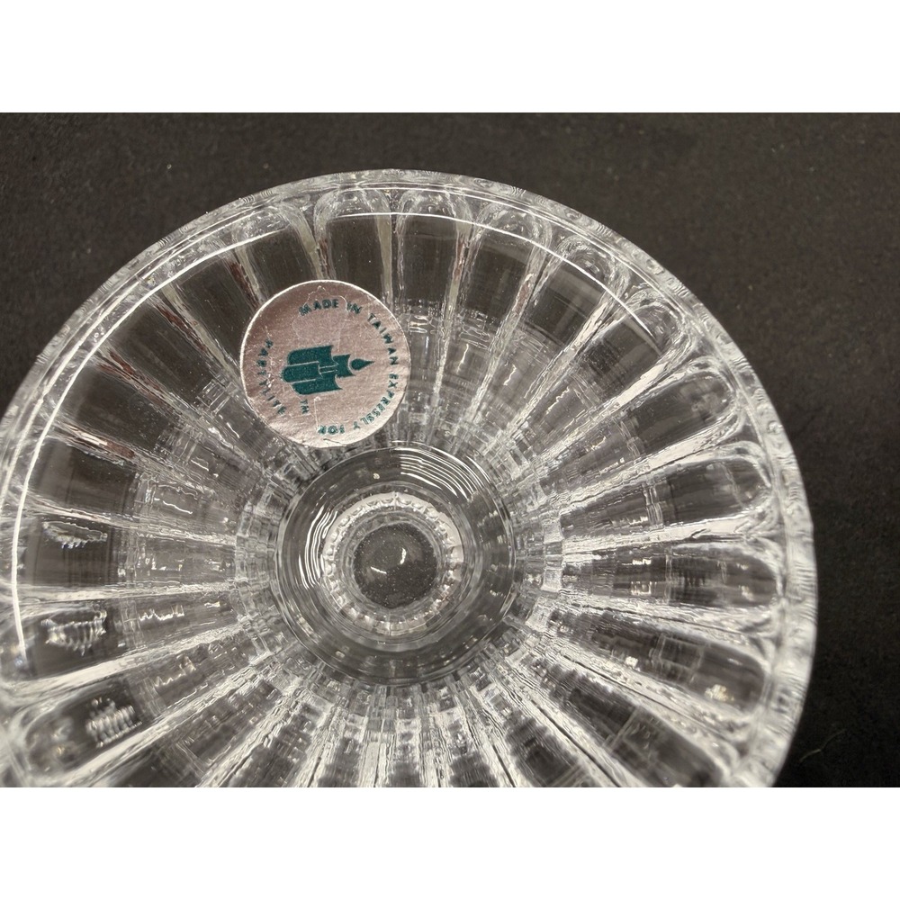 PartyLite Quilted Crystal Pair Votive Candle Holders Retired P9246 Taper Candle - Picture 5 of 10